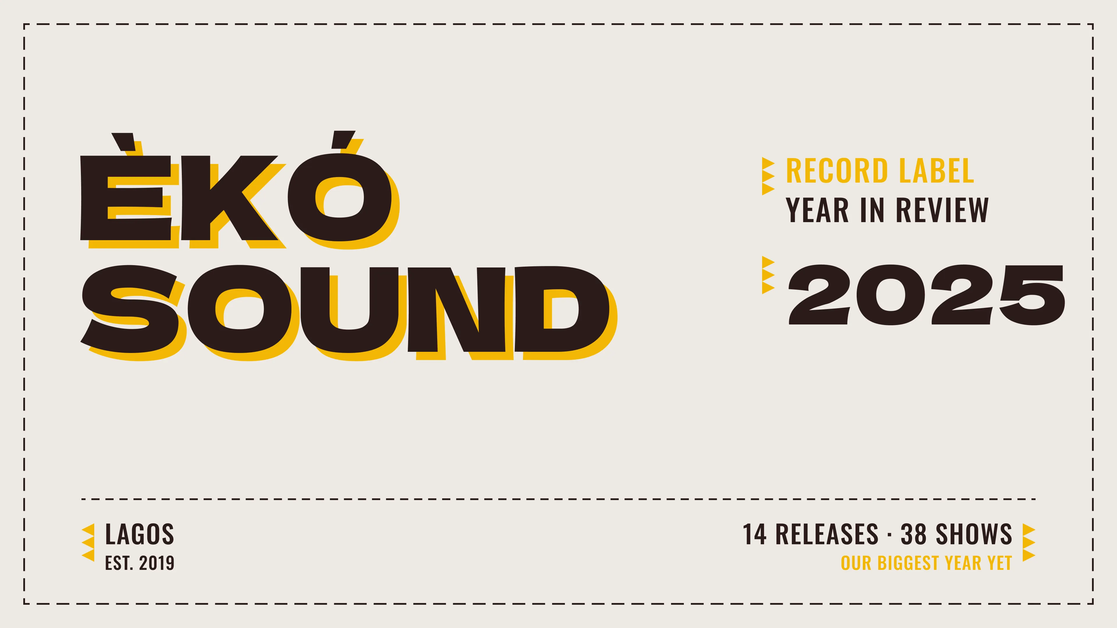 Èkó Sound: cover